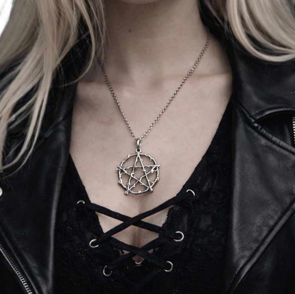 Pentacle Charm Amulet Necklace